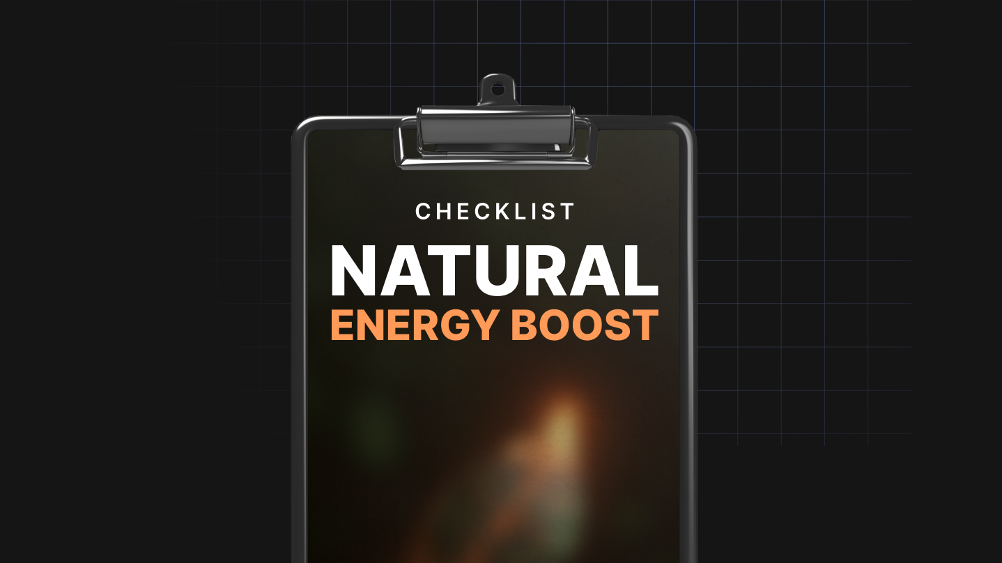 Natural Energy Boost - Checklist